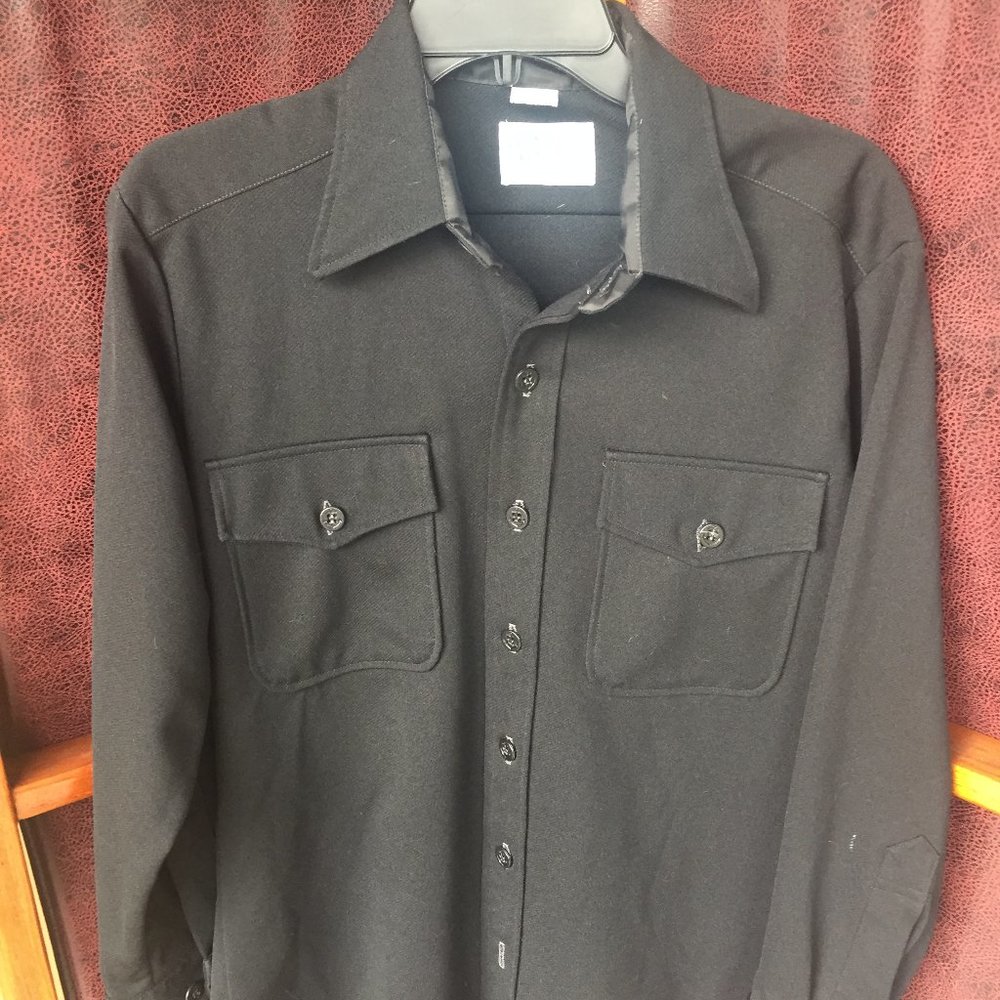 Mens black nautical shirt. Brockton MA